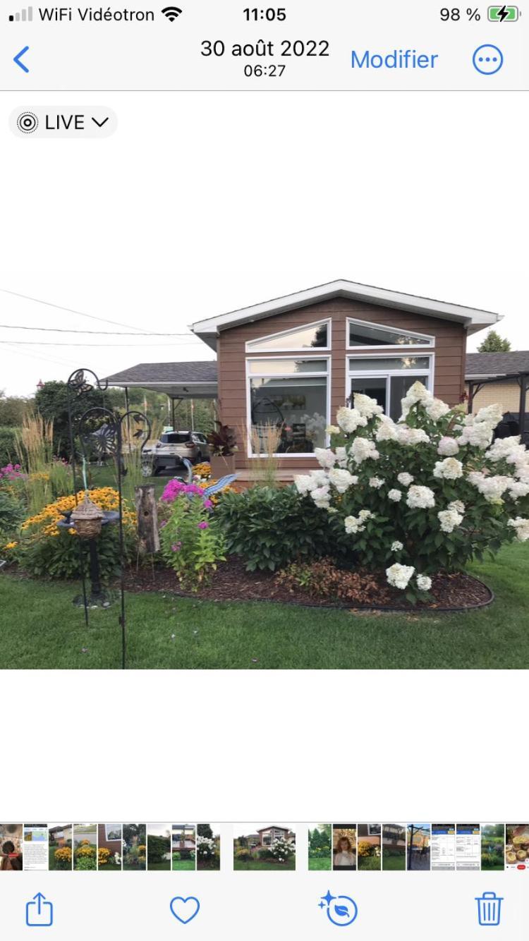 Oasis De La Riviere Lägenhet Chicoutimi Exteriör bild